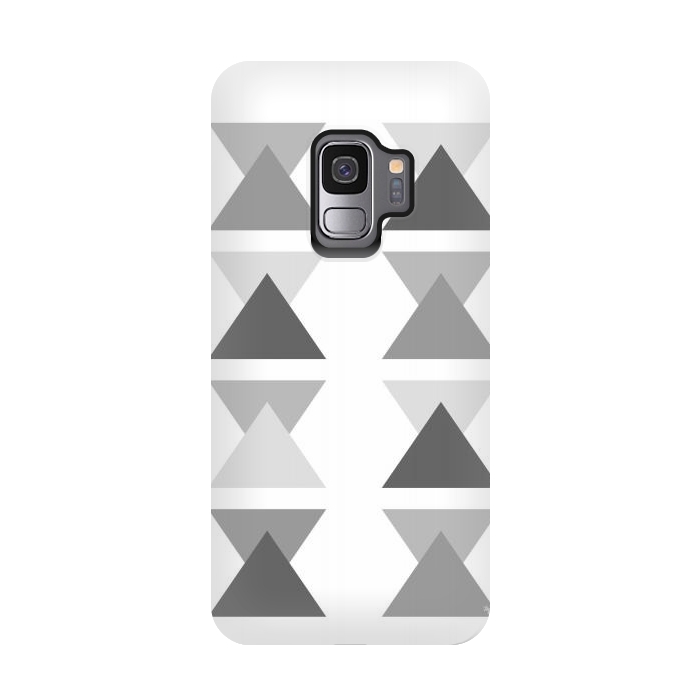 Galaxy S9 StrongFit Gray Triangles by Martina