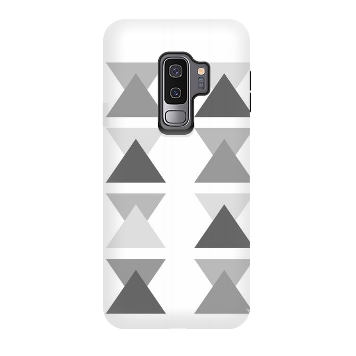 Galaxy S9 plus StrongFit Gray Triangles by Martina