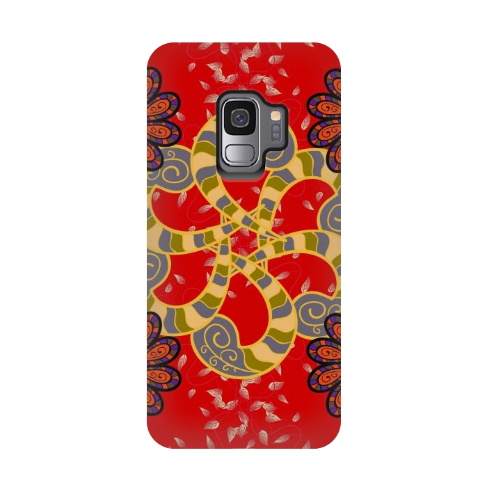 Galaxy S9 StrongFit Colored Mandala Pattern by ArtsCase