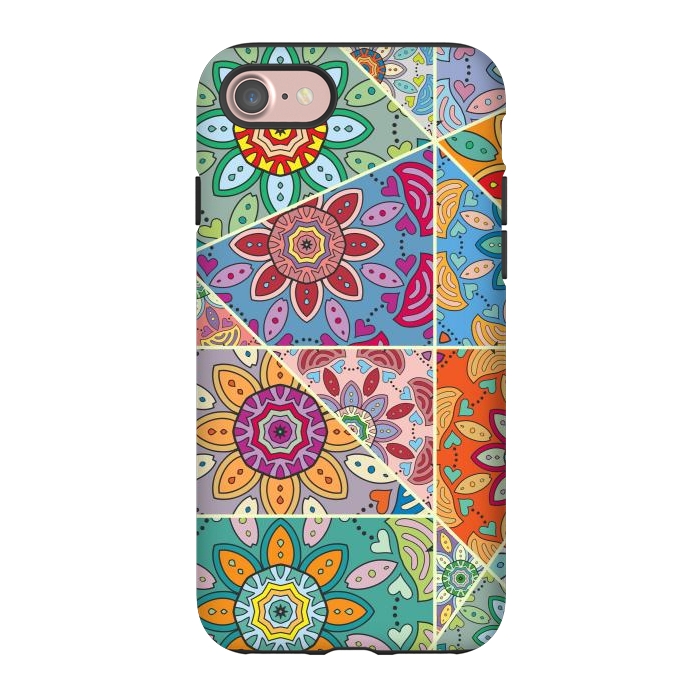 iPhone 7 StrongFit Decorative Elements with Mandalas Designs by ArtsCase