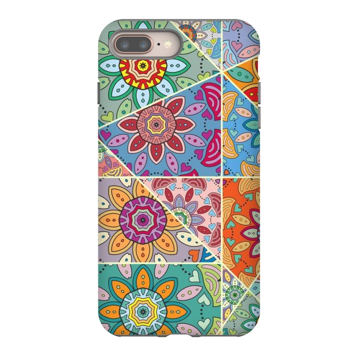 iPhone 8 plus StrongFit Decorative Elements with Mandalas Designs by ArtsCase