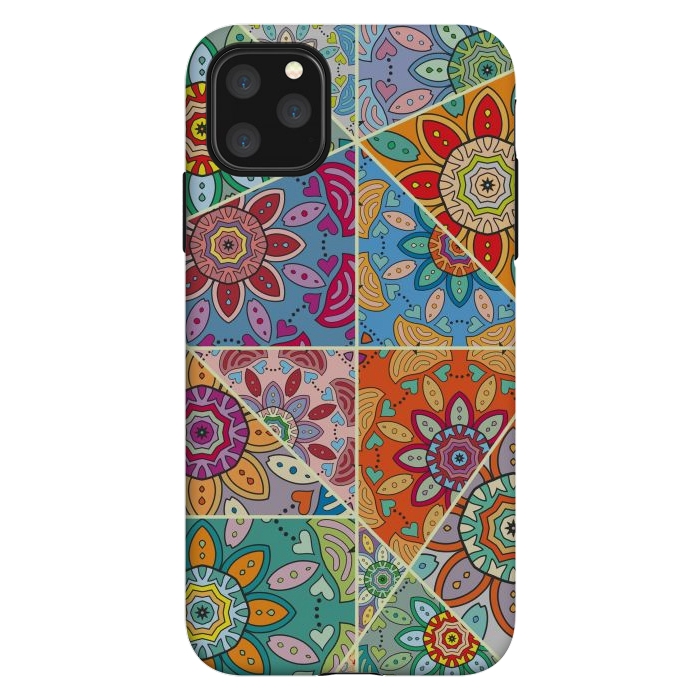 iPhone 11 Pro Max StrongFit Decorative Elements with Mandalas Designs by ArtsCase