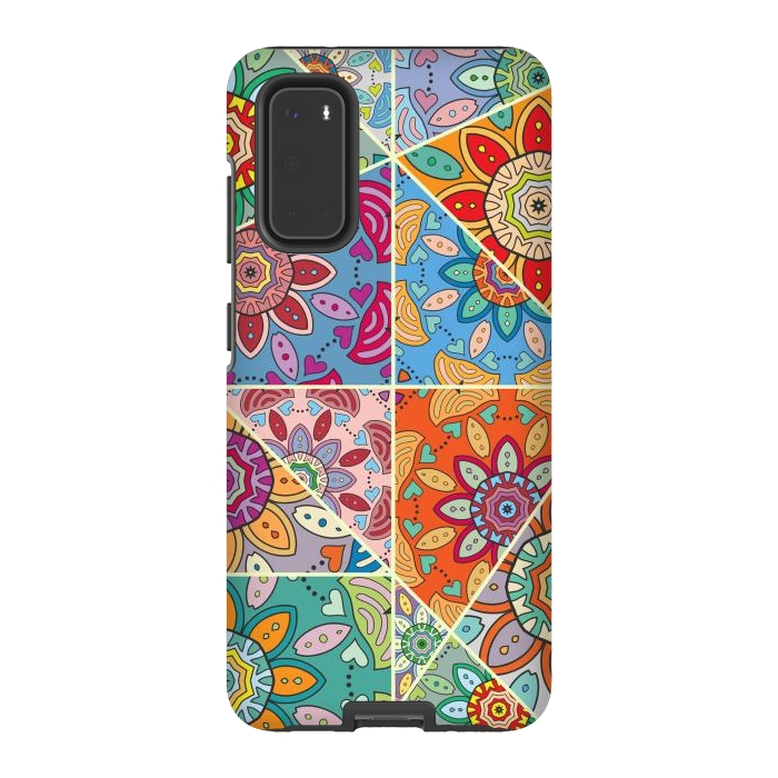 Galaxy S20 StrongFit Decorative Elements with Mandalas Designs by ArtsCase