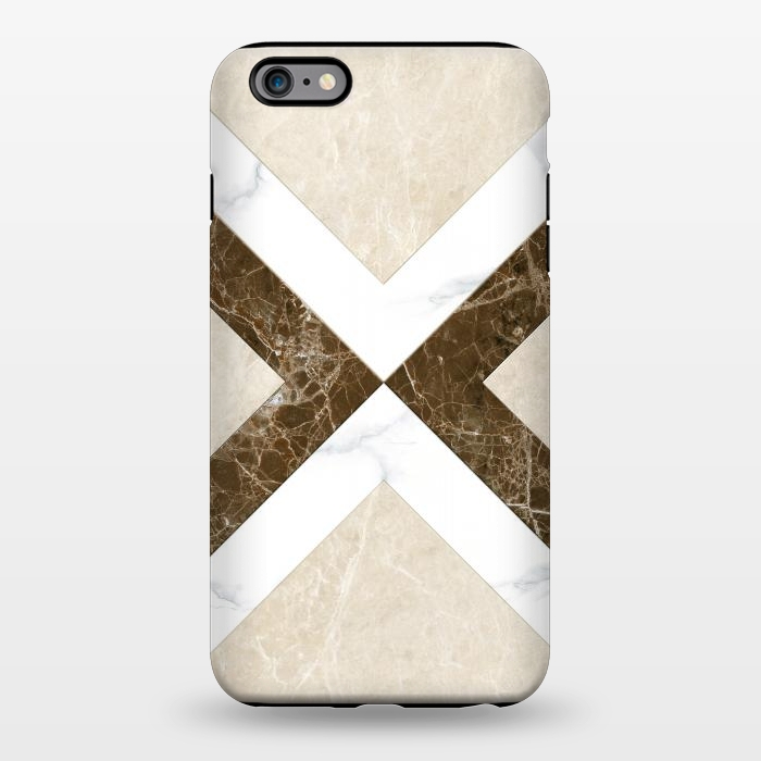 iPhone 6/6s plus StrongFit Decorative Marble Cross Design by ArtsCase