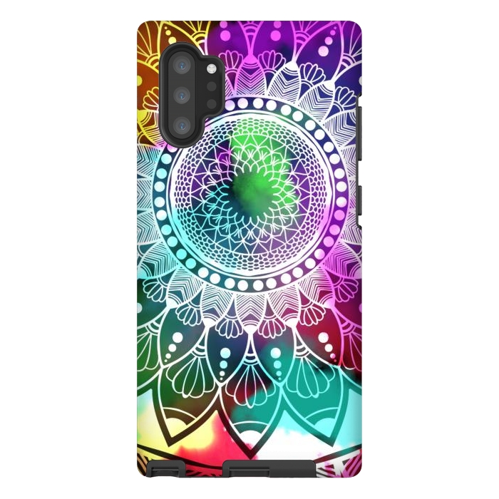 Galaxy Note 10 plus StrongFit Digital art Painting and Mandala Graphic Design by ArtsCase