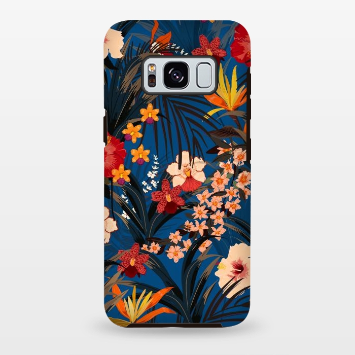 Galaxy S8 plus StrongFit Fashionable Tropical Environment with Deep Jungle Plants by ArtsCase