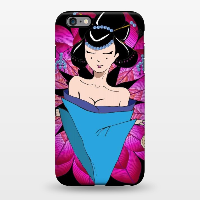 iPhone 6/6s plus StrongFit Geisha Girl with Lantern on Leaves by ArtsCase