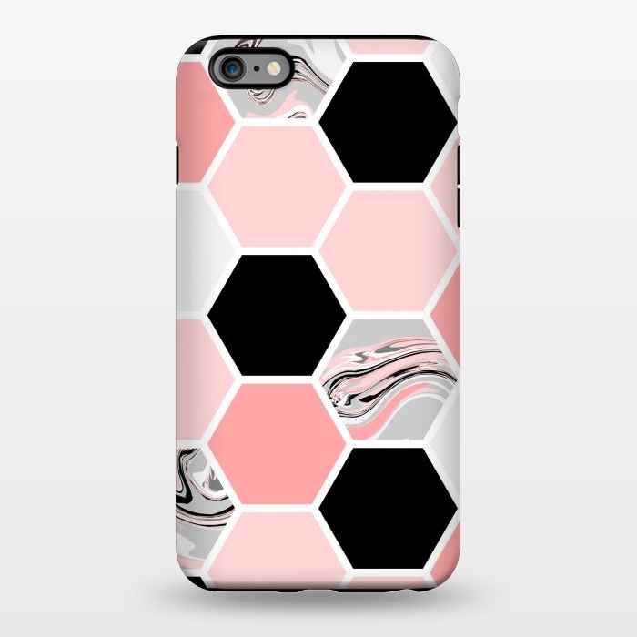 iPhone 6/6s plus StrongFit Geometric Stretch Pattern with Hexagonal by ArtsCase