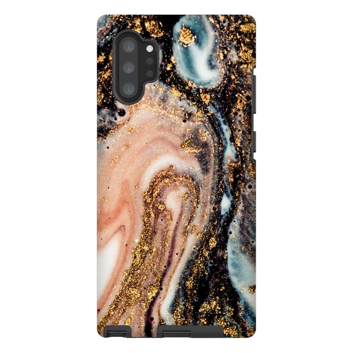 Galaxy Note 10 plus StrongFit Golden Turn Artistic Design by ArtsCase