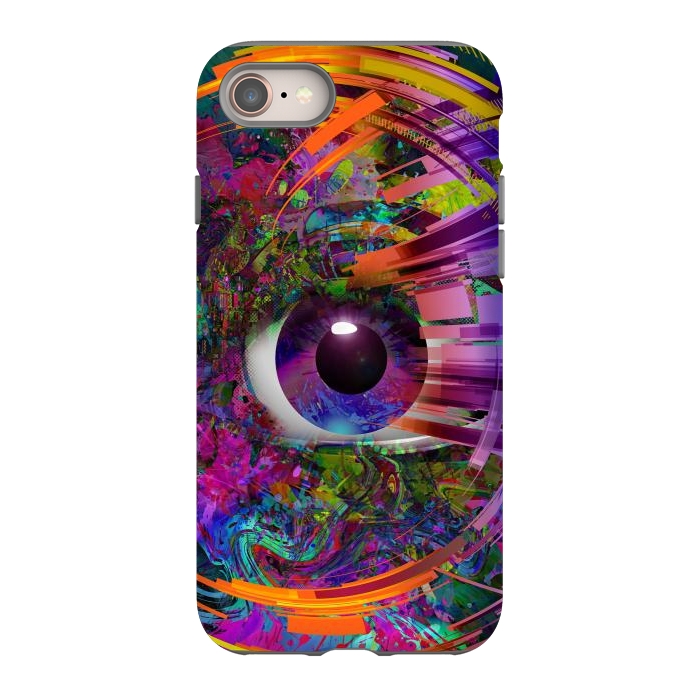 iPhone 8 StrongFit Magic Eye Over Futuristic by ArtsCase