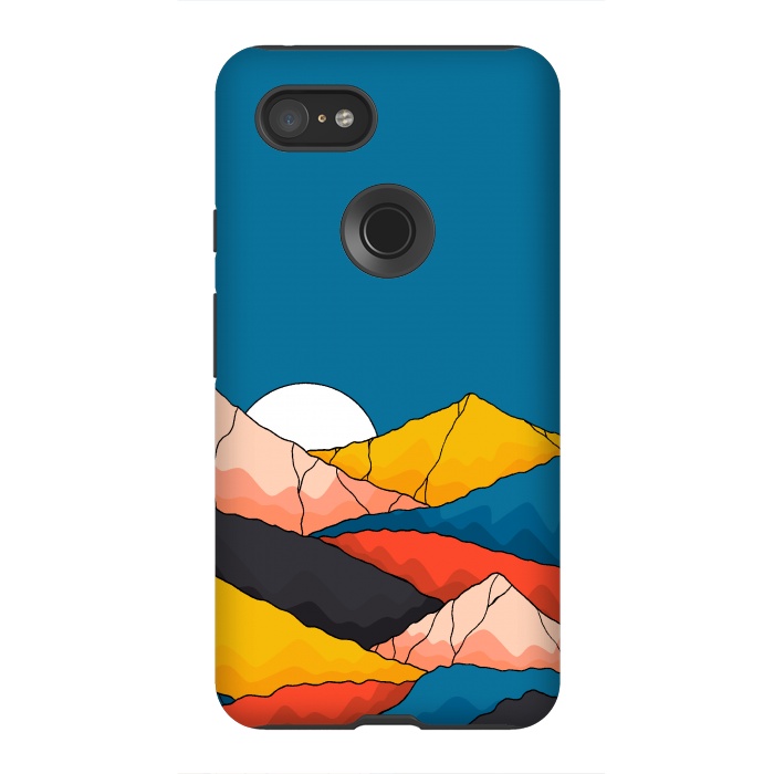 Pixel 3XL StrongFit The mountainous range by Steve Wade (Swade)