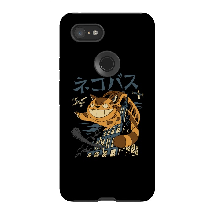 Pixel 3XL StrongFit Cat Bus Kong by Vincent Patrick Trinidad