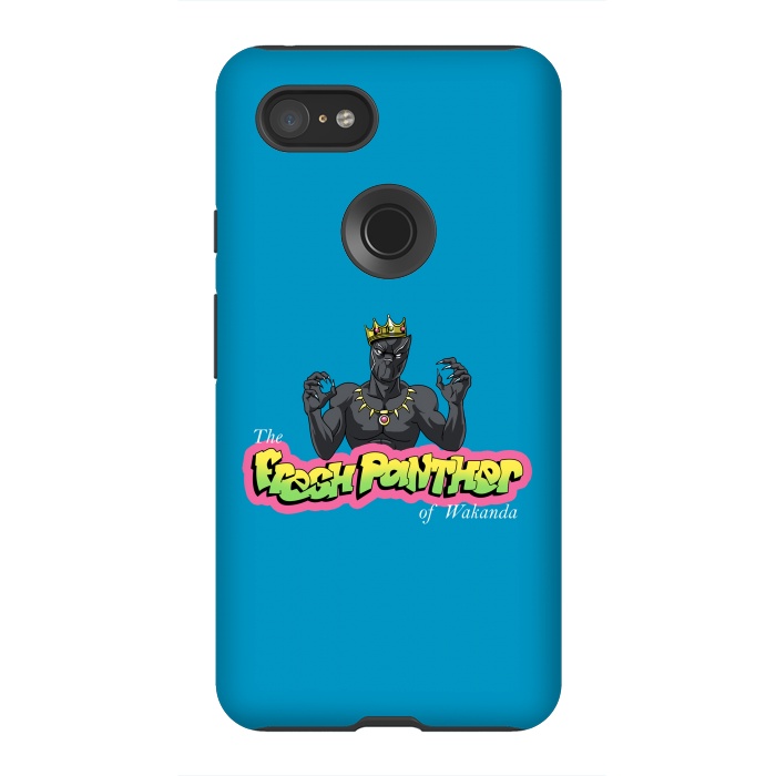 Pixel 3XL StrongFit The Fresh Panther of Wakanda by Vincent Patrick Trinidad