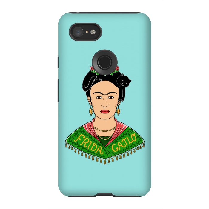 Pixel 3XL StrongFit Frida Catlo by Coffee Man