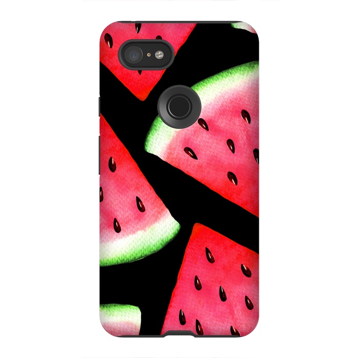Pixel 3XL StrongFit Watermelon by Julia Badeeva