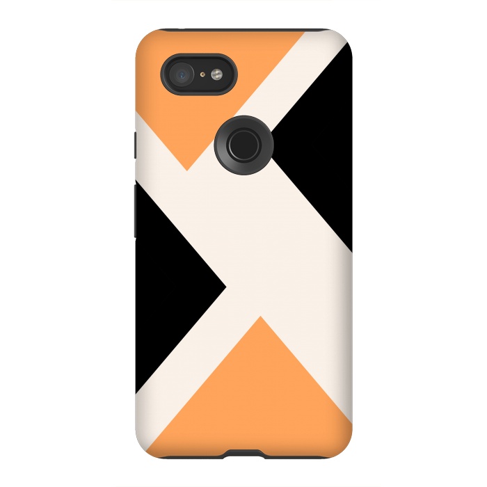 Pixel 3XL StrongFit Triangle X by Creativeaxle