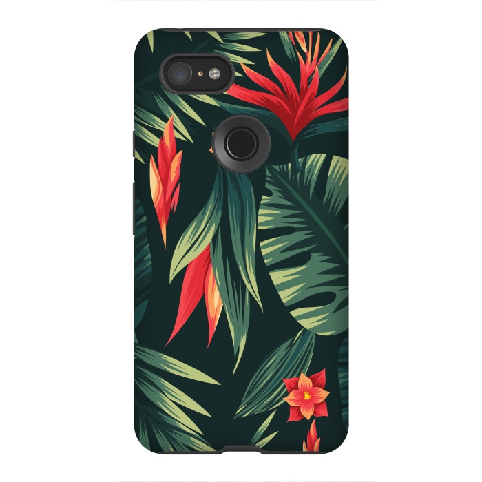 Pixel 3XL StrongFit tropical blossom by haroulita
