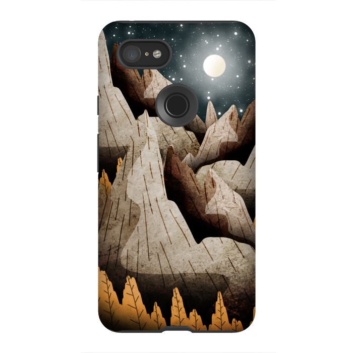 Pixel 3XL StrongFit Mountainous mountain and peaks by Steve Wade (Swade)