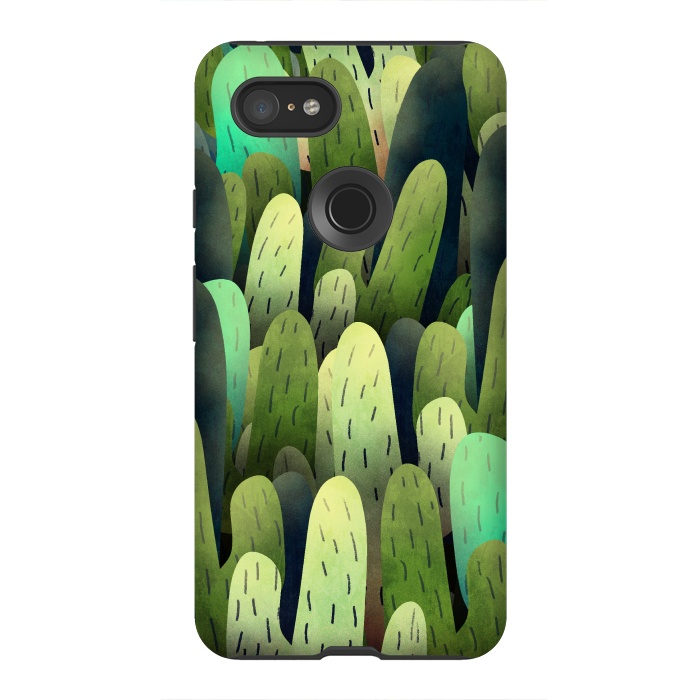 Pixel 3XL StrongFit The cactus fields  by Steve Wade (Swade)