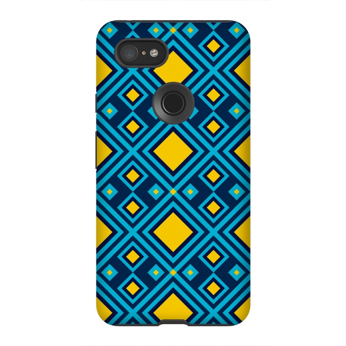 Pixel 3XL StrongFit Geometric Abstract Diamond by TMSarts