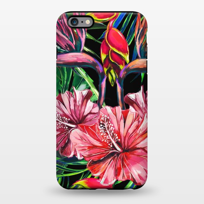 iPhone 6/6s plus StrongFit Beautiful Trendy Seamless Floral Jungle Pattern by ArtsCase