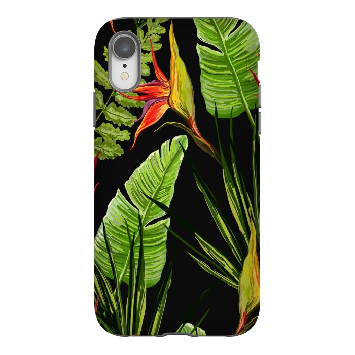 iPhone Xr StrongFit Beautiful Vectorial Summer Floral Landscape by ArtsCase