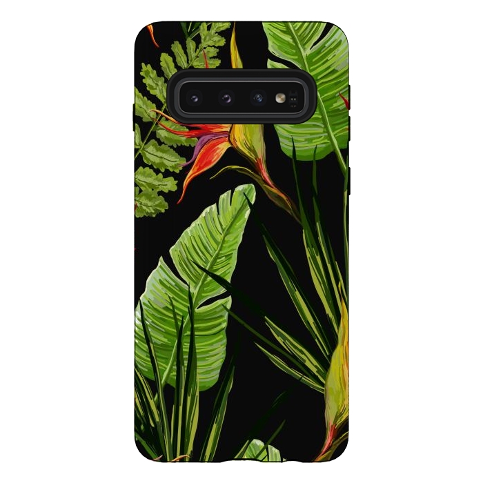 Galaxy S10 StrongFit Beautiful Vectorial Summer Floral Landscape by ArtsCase