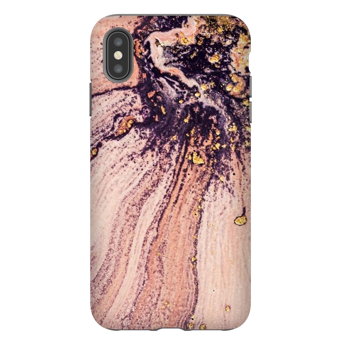 iPhone Xs Max StrongFit Golden Turn Artistic Design I by ArtsCase