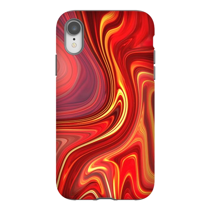 iPhone Xr StrongFit Liquid Shape Color by ArtsCase