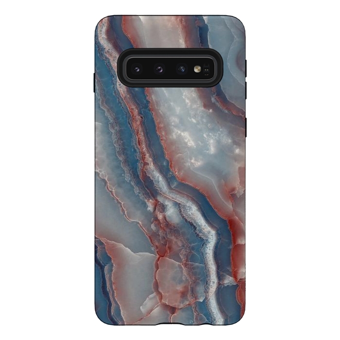 Galaxy S10 StrongFit Marrmol Aqua Tono Onix I by ArtsCase