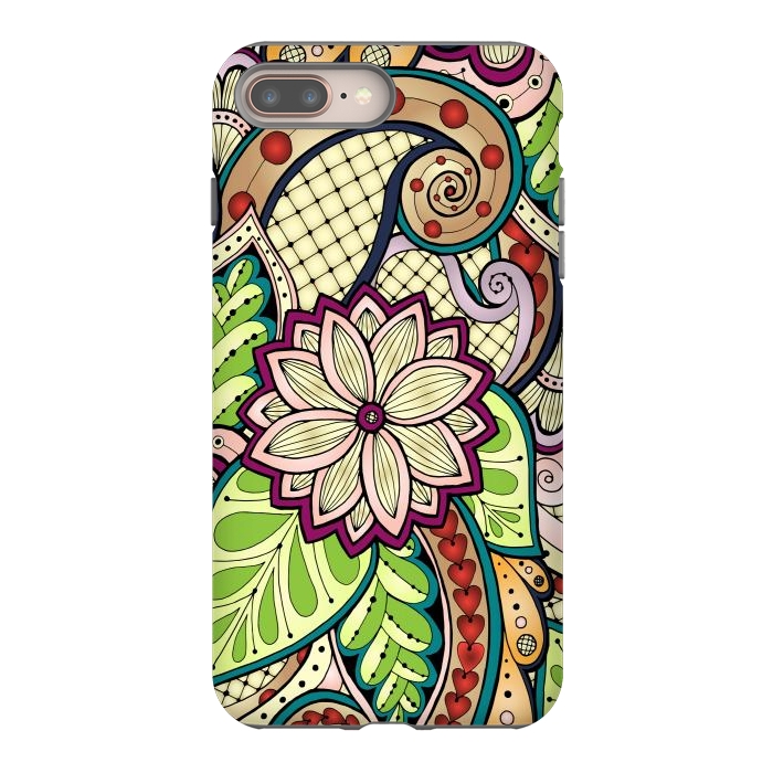 iPhone 7 plus StrongFit Ornamental Seamless Ethnic Pattern by ArtsCase