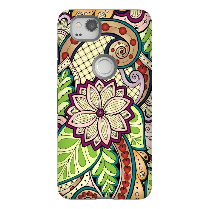 Pixel 2 StrongFit Ornamental Seamless Ethnic Pattern by ArtsCase