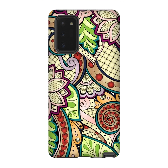 Galaxy Note 20 StrongFit Ornamental Seamless Ethnic Pattern by ArtsCase