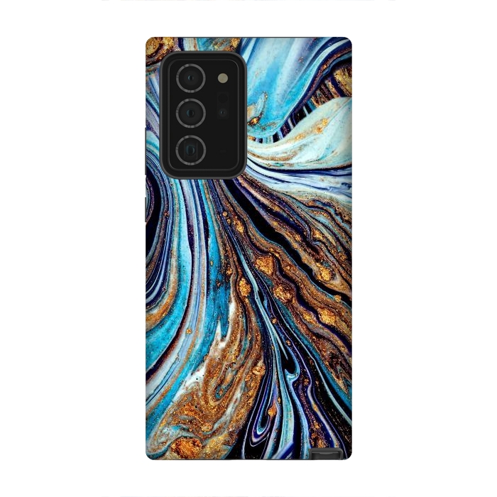 Galaxy Note 20 Ultra StrongFit Persian Blue Seamless Pattern by ArtsCase