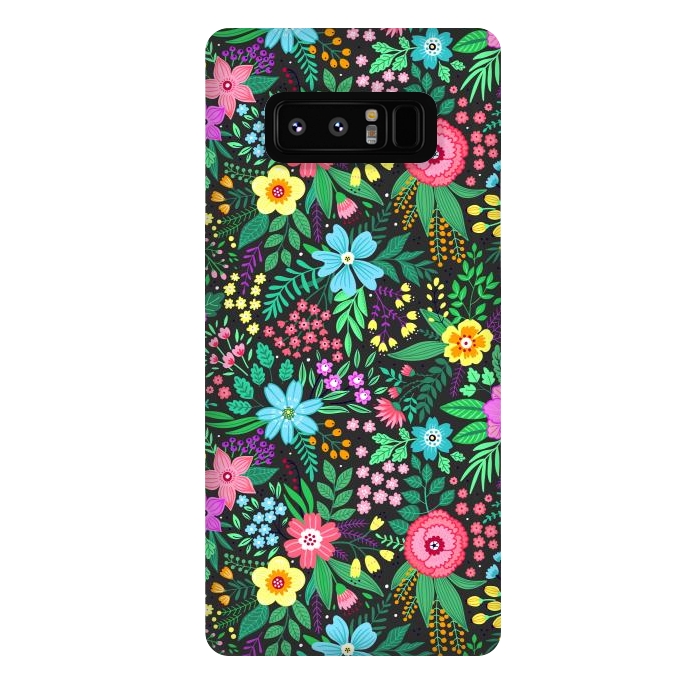 Galaxy Note 8 StrongFit Elegant Floral Pattern III by ArtsCase