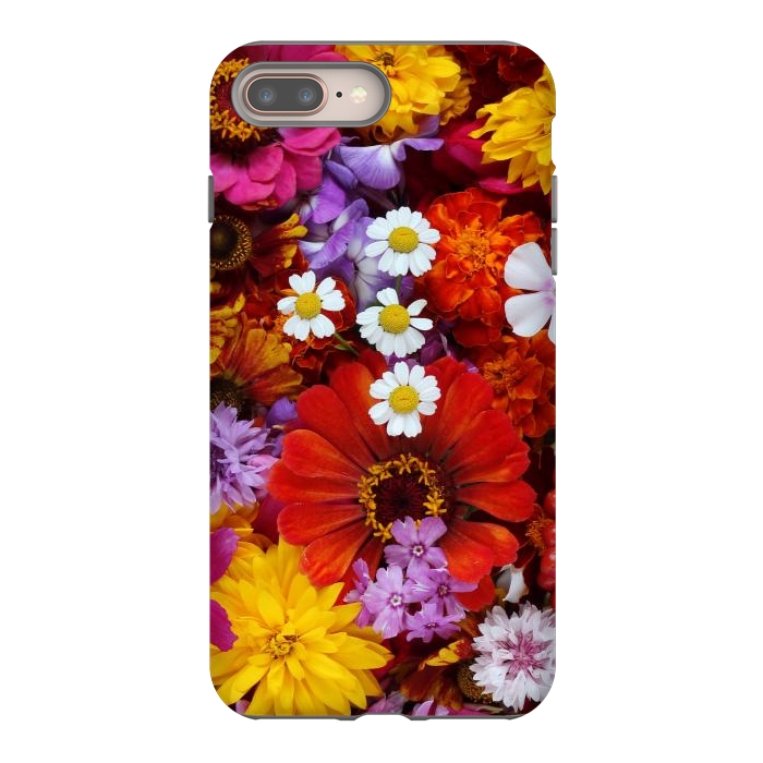 iPhone 8 plus StrongFit Flowers in Different Shapes and Colors V  by ArtsCase