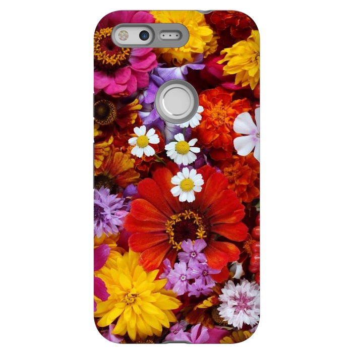 Pixel StrongFit Flowers in Different Shapes and Colors V  by ArtsCase
