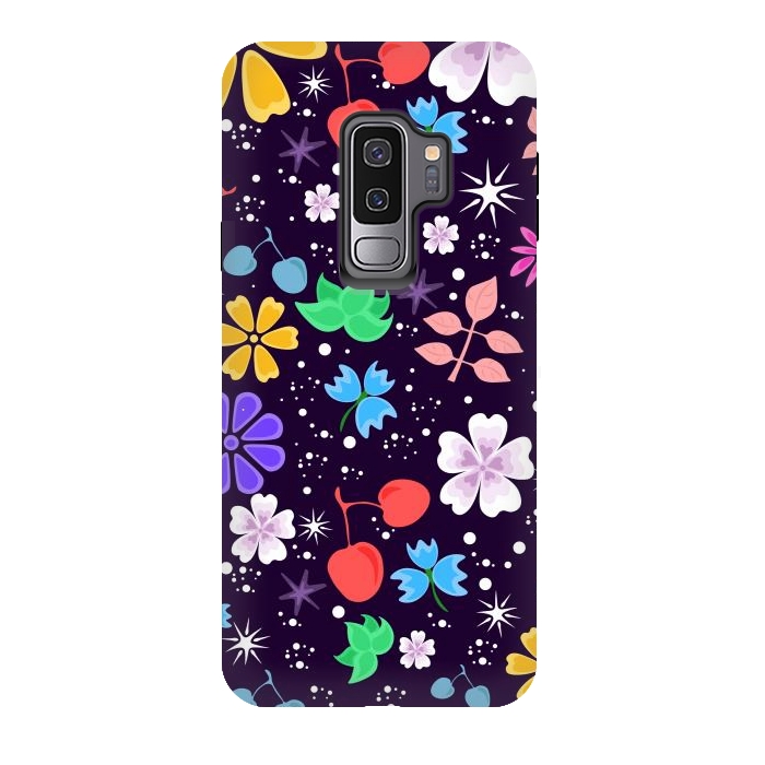 Galaxy S9 plus StrongFit Flowers with Purple Tones XXX  by ArtsCase
