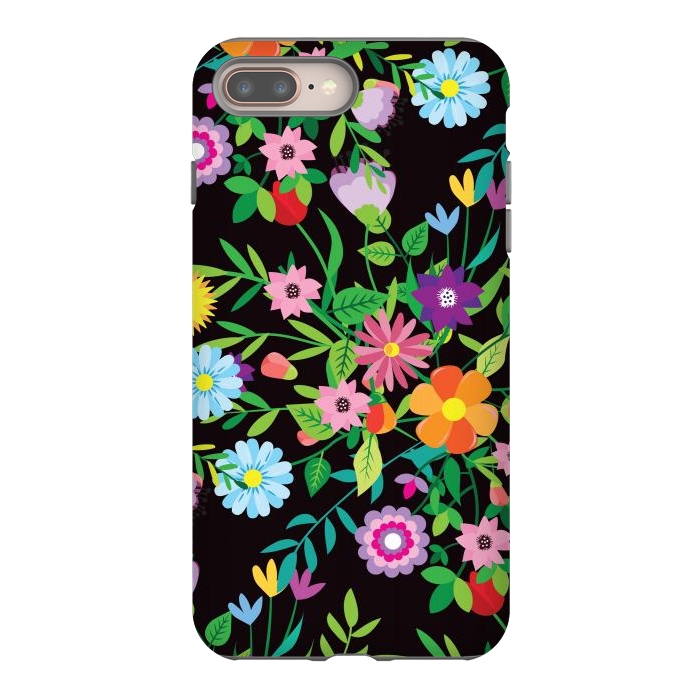 iPhone 8 plus StrongFit Pattern Doodle Spring by ArtsCase