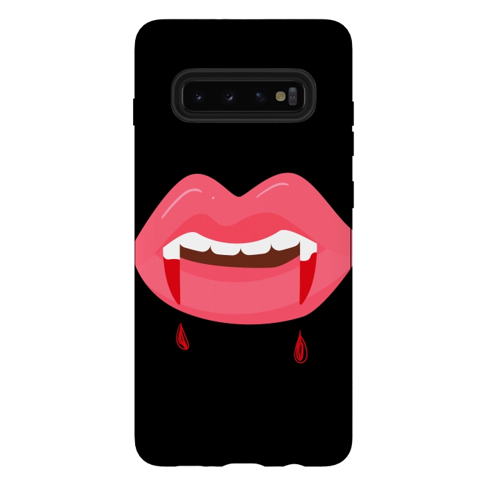 Galaxy S10 plus StrongFit SCARY LIPS by MALLIKA