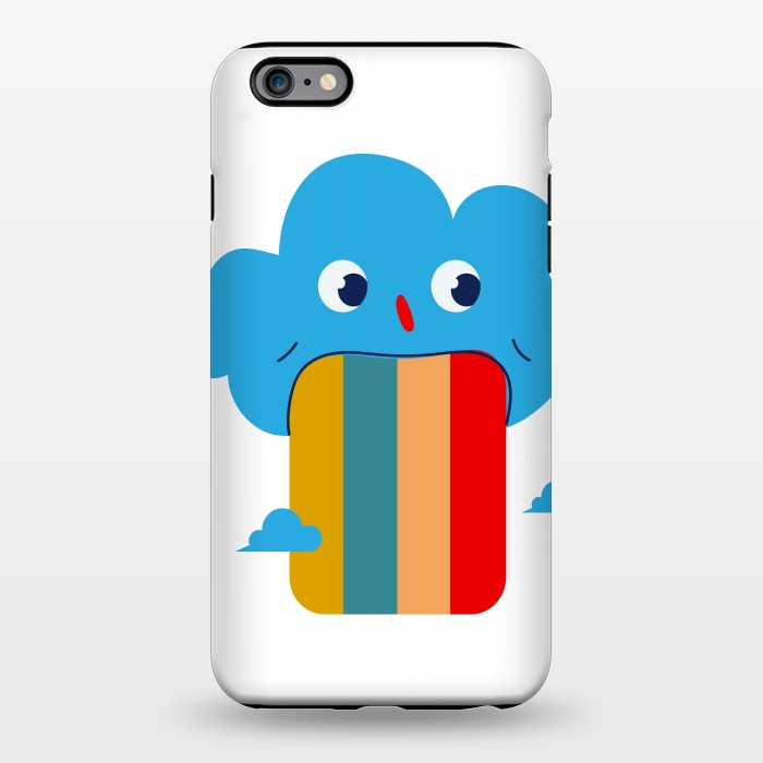 iPhone 6/6s plus StrongFit rainbow cloud colours by MALLIKA