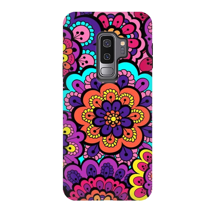 Galaxy S9 plus StrongFit Patterns Doodle Spring XII by ArtsCase