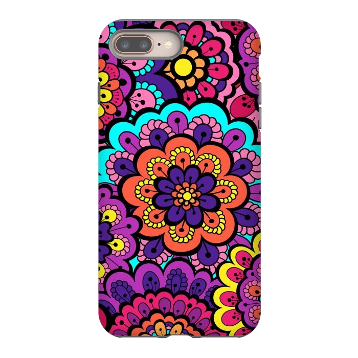 iPhone 8 plus StrongFit Patterns Doodle Spring XII by ArtsCase