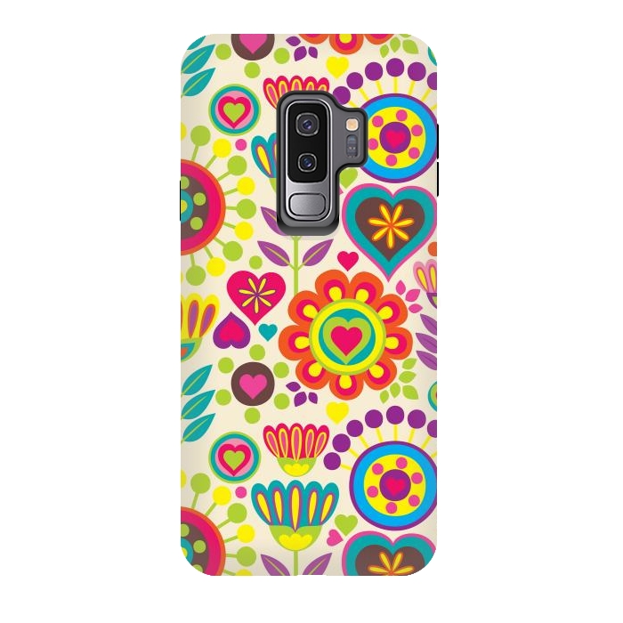 Galaxy S9 plus StrongFit Sweet Pink Flowers 789 by ArtsCase