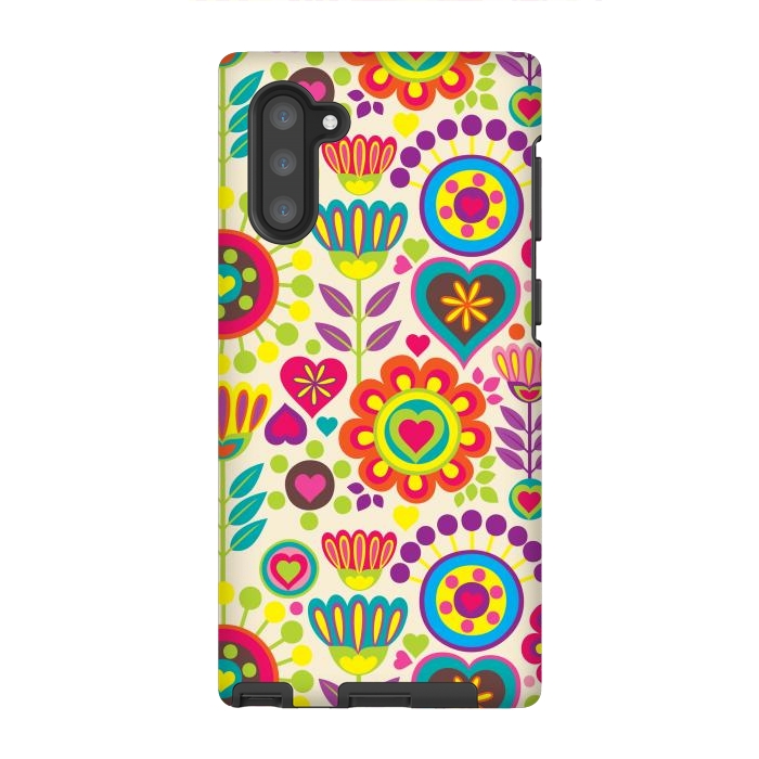 Galaxy Note 10 StrongFit Sweet Pink Flowers 789 by ArtsCase