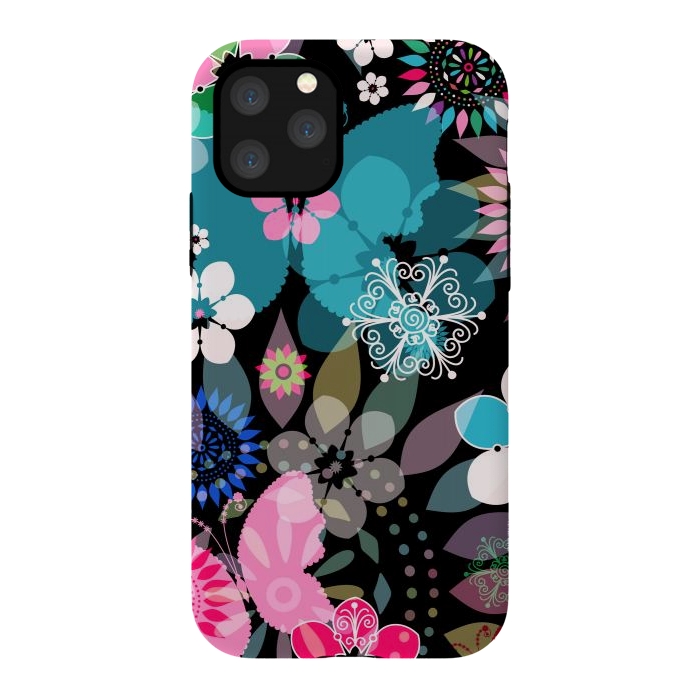 iPhone 11 Pro StrongFit Seamless Patterns with Flowers XII by ArtsCase