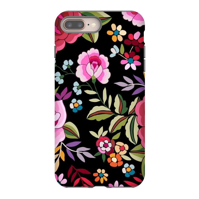 iPhone 7 plus StrongFit Sweet Pink Flowers by ArtsCase