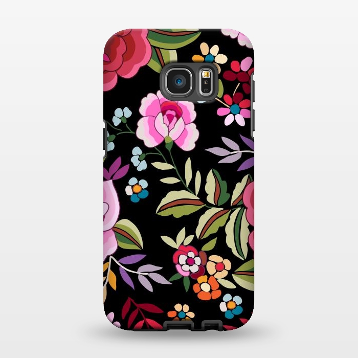 Galaxy S7 EDGE StrongFit Sweet Pink Flowers by ArtsCase