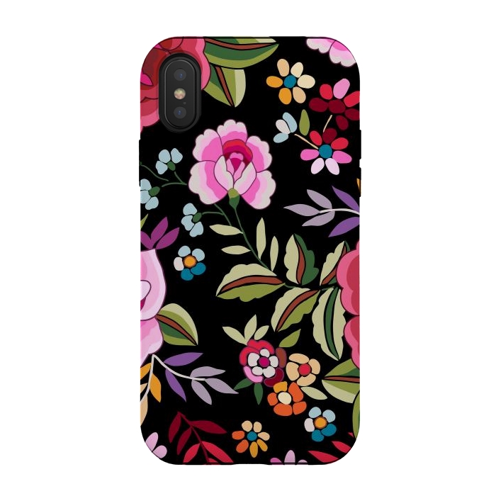 iPhone Xs / X StrongFit Sweet Pink Flowers by ArtsCase