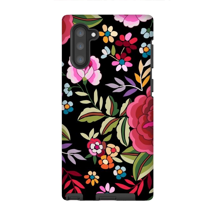 Galaxy Note 10 StrongFit Sweet Pink Flowers by ArtsCase